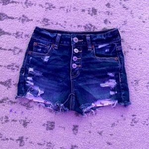 American eagle high rise shorts.